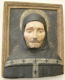 Collezione loeser, busto di sant'antonino, stucco dipinto, xv sec..JPG