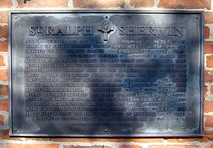 Saint Ralph Sherwin Plaque Rodsley Derbyshire.jpg